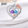 Handmade Necklace I Love You Forever Heart for Women Cubic