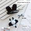 Xiao Kexin 10cm Purple-Haired Female Cotton Doll with Skeleton and Cute Clothes
