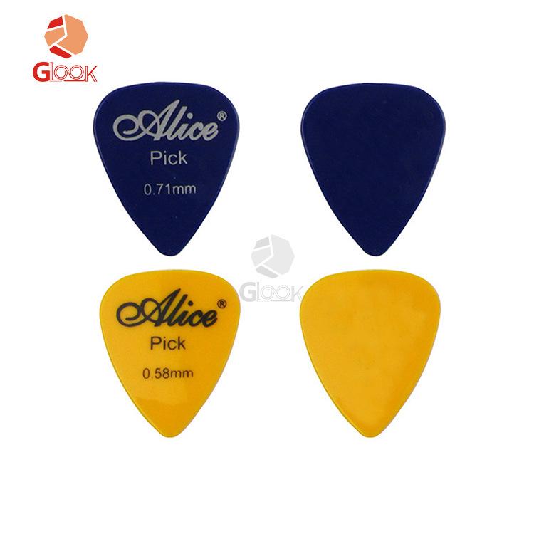 Alice Anti-Slip Smooth Surface ABS Guitar Picks for Electric and Folk Guitars.