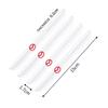 4 Pezzi Adesivi Strisce Paraurti Trasparenti per Portiera Auto per Mazda 2 3 5 6 CX5 CX9 CX7 CX4 CX3 CX30 MX5 MX3 BK NC ER GH Accessori Auto
