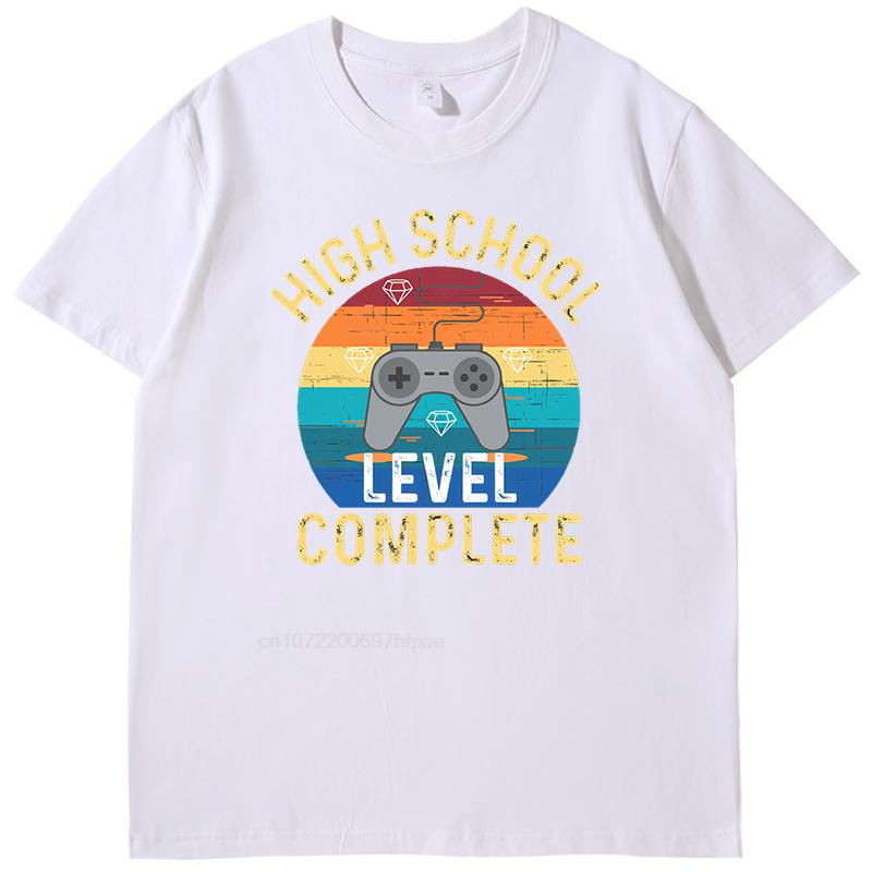 High School Level Complete Gamer Tshirt Summer Tops Tshirt New Arrival Goods New Shirts And Tshirts Cotton Mens Tshirts