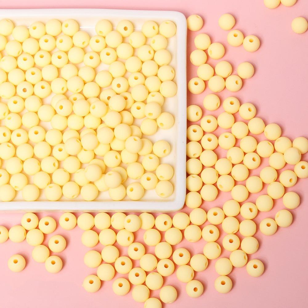 Браслет из матовых круглых бусин для самодельных украшений 8mm (20 pieces per pack)