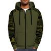Men's Fashion  Sweatshirt Loose Fit Midweight  Hooded Jacket Fall Winter Casual  Long Sleeve Coat