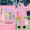 Cartoon Kids Primary School Student Schoolbag Raincoat Poncho Single Cartoon Big BRIM Anti-Blue Pink Raincoat Raincoat