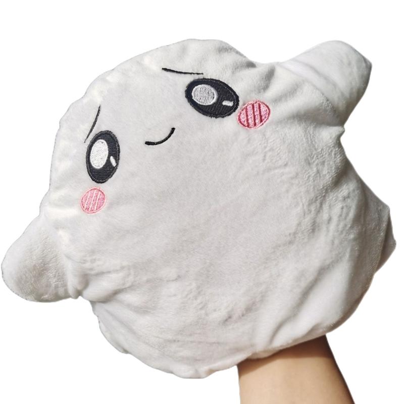 Cute Cartoon Face Bucket Plush Toy Soft Fluffy Garden Tool Stuffed Doll Collectible Gift For Kids And Teens Decor