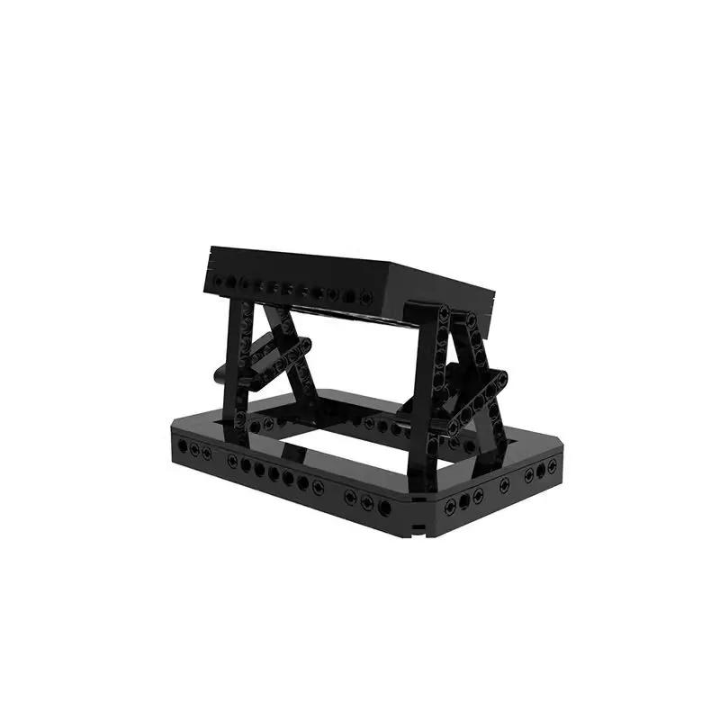 Moc-110394 Display Stand For 10300 Bracket Construction Blocks Set For Back To The Future Time Machine Display Base Blocks Plaything