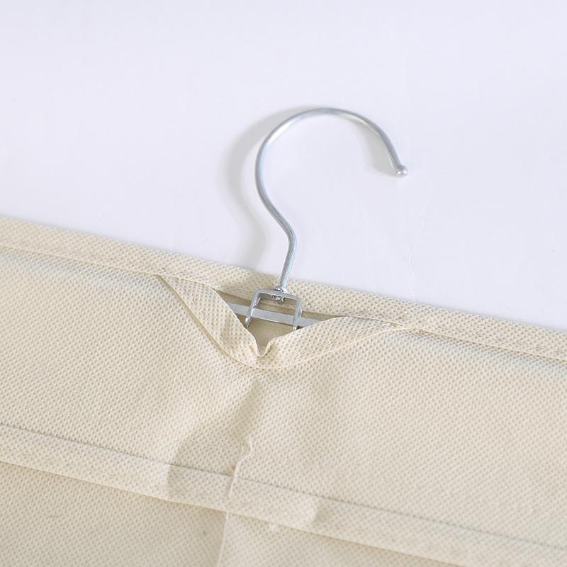 80 Grids Double-Sided Jewelry Hanging Storage Bag Business Membership Card Organizer Sundries Necklace Earrings Storage Pocket