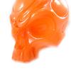 Les Trésors De Lily [I6602] - Figurine 'Tête de Mort' crâne orange - 13. 5x12x10 cm