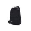 FILA Minimalist Sports Fashion Casual Zipper Fitness Chest Bag Shoulder Crossbody Bag Unisex bags Black A13U311134F-BK