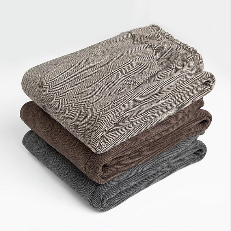 MoOu Mid-Aged Women's Autumn/Winter Straight Leg Pants