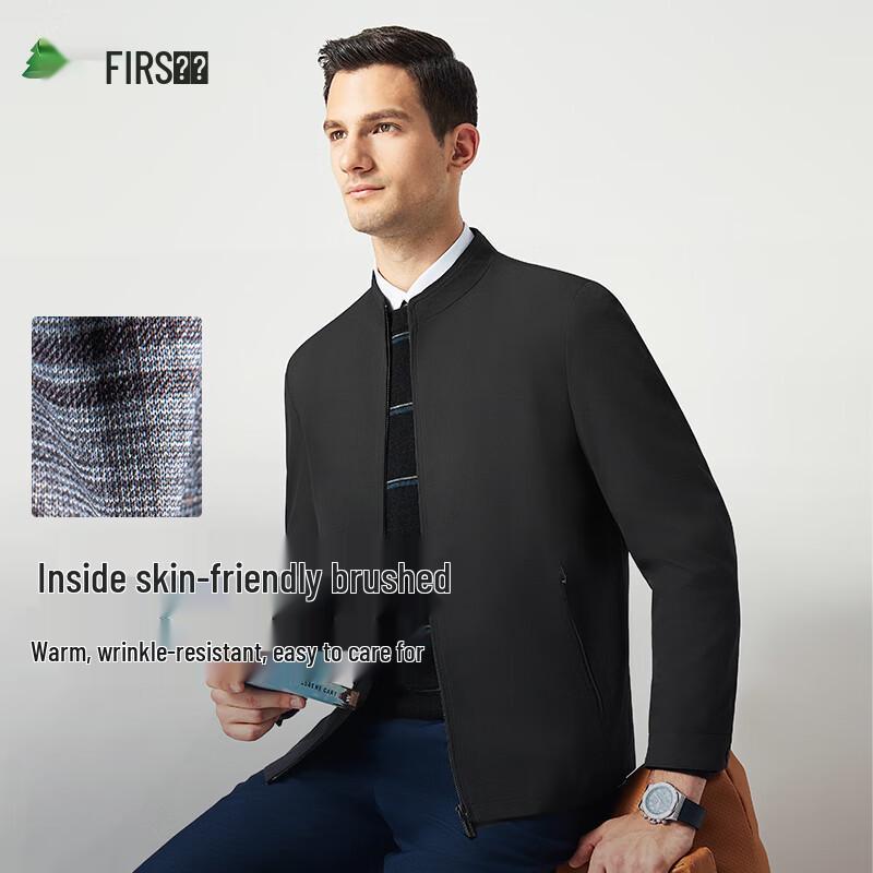 

Men s Stand-Collar Business Casual Jacket 52