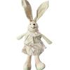 Nordic Cotton Linen Handmade Long-Legged Rabbit Doll - Children's Comfort Toy & Home Decor