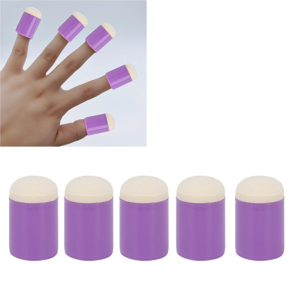 20 szt. DIY Gąbki do palców Okrągła główka Pokrycie Cienie pod oczami Mini zestaw gąbek