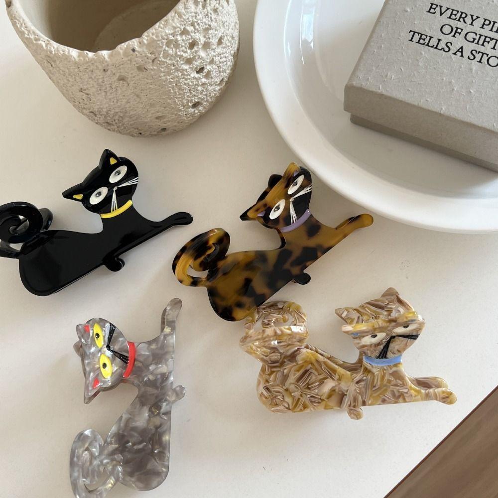 Pet Animal Hair Clip Acetic Acid Shark Clip Fashion Acetate Cat Hair Claw  Daily