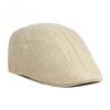 Men's Flat Cap Classic Ivy Cap Breathable Summer Cabbie Hat Lightweight Vintage Driving Gatsby Newsboy Hat
