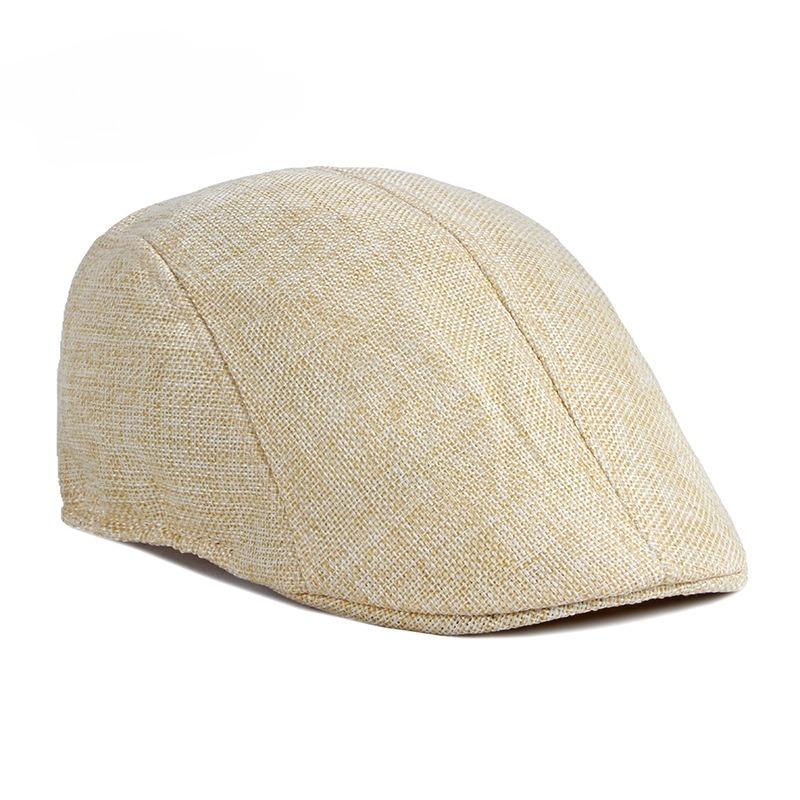 Men's Flat Cap Classic Ivy Cap Breathable Summer Cabbie Hat Lightweight Vintage Driving Gatsby Newsboy Hat