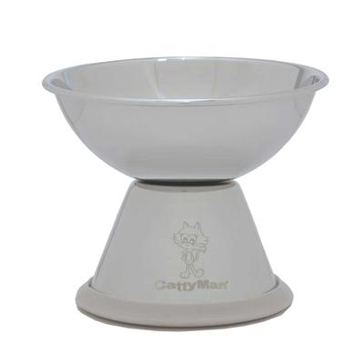 Catty Man Stainless Steel Tableware for Cats (Cat Dishes)