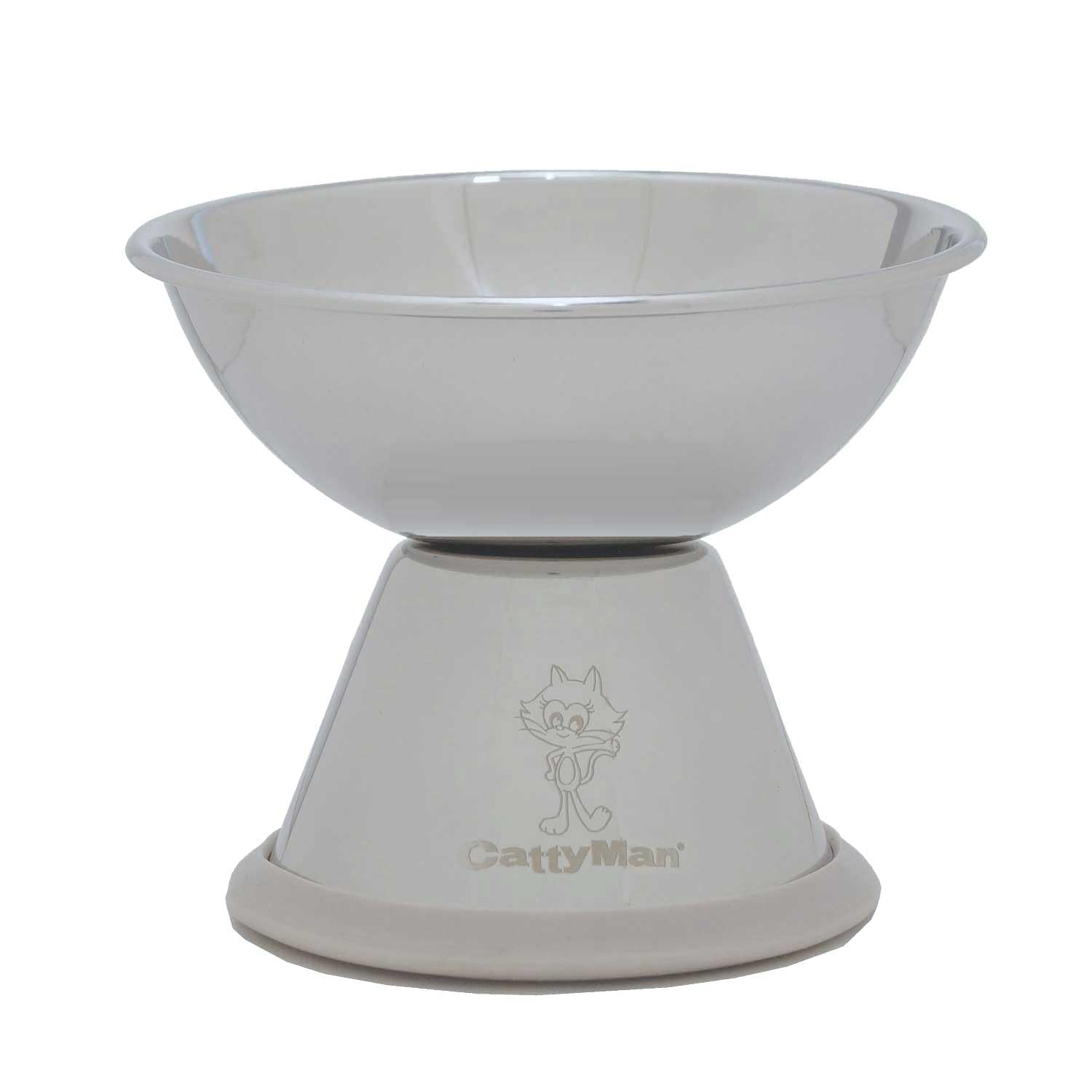 

Catty Man Stainless Steel Tableware for Cats (Cat Dishes)