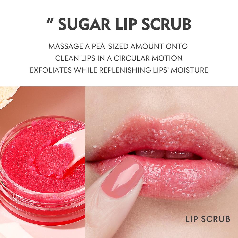 Pudaier Lip Care Set Exfoliating Lip Scrub Moisturizing Lip Mask Lip Oil Lip Balm