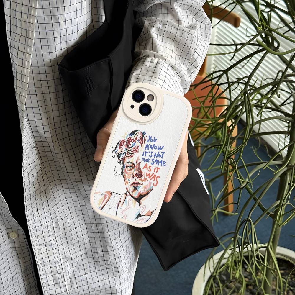 Singer S-Styles Love On Tour Harrys Phone Case For IPhone 16 15 14 13 12 11 Pro Max Plus Soft Leather Cover