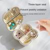 Mini Pill Boxes Portable Small Storage Container Marshmallow Shape Jewelry Storage Box  Travel