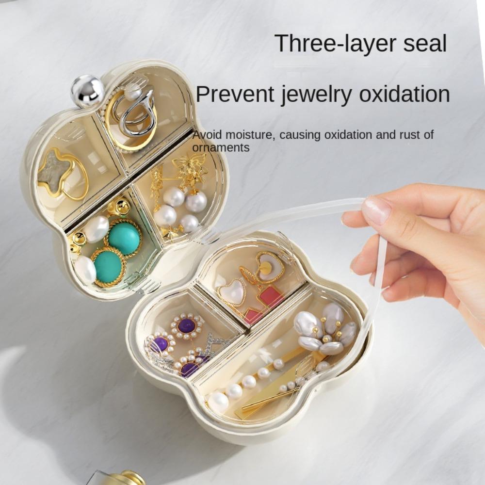 Mini Pill Boxes Portable Small Storage Container Marshmallow Shape Jewelry Storage Box  Travel