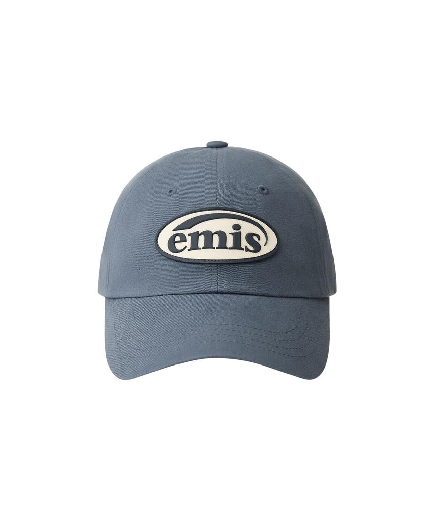 Imiseu Rubber Patch Ball Cap-Ash Blue