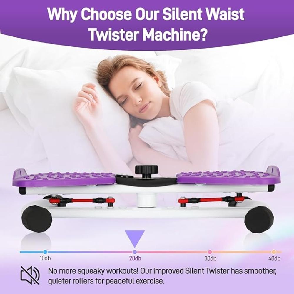 Ultra Quiet Waist Twisting Fitness Equipment, Anti Slip Home Fitness Equipment, Specifically Designed for Women To Reduce Abdominal Fat