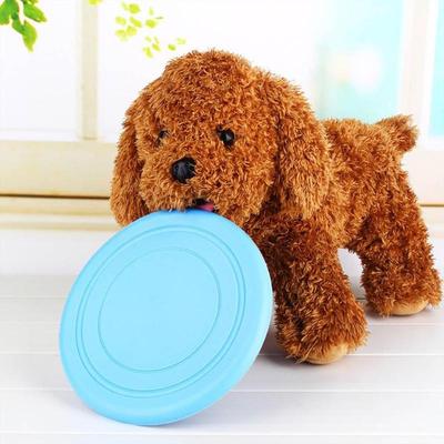 1 X Silikonowa Zabawka dla Zwierząt Pies Latający Dysk Odporny na Zęby Zabawka Treningowa Zabawka Frisbee Modna