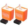 Motorcycle LED Turn Signal Flasher Relay Adjustable Turn Signal Controller Relay Conversion Fix Motor Turn Signal Hyper Flash