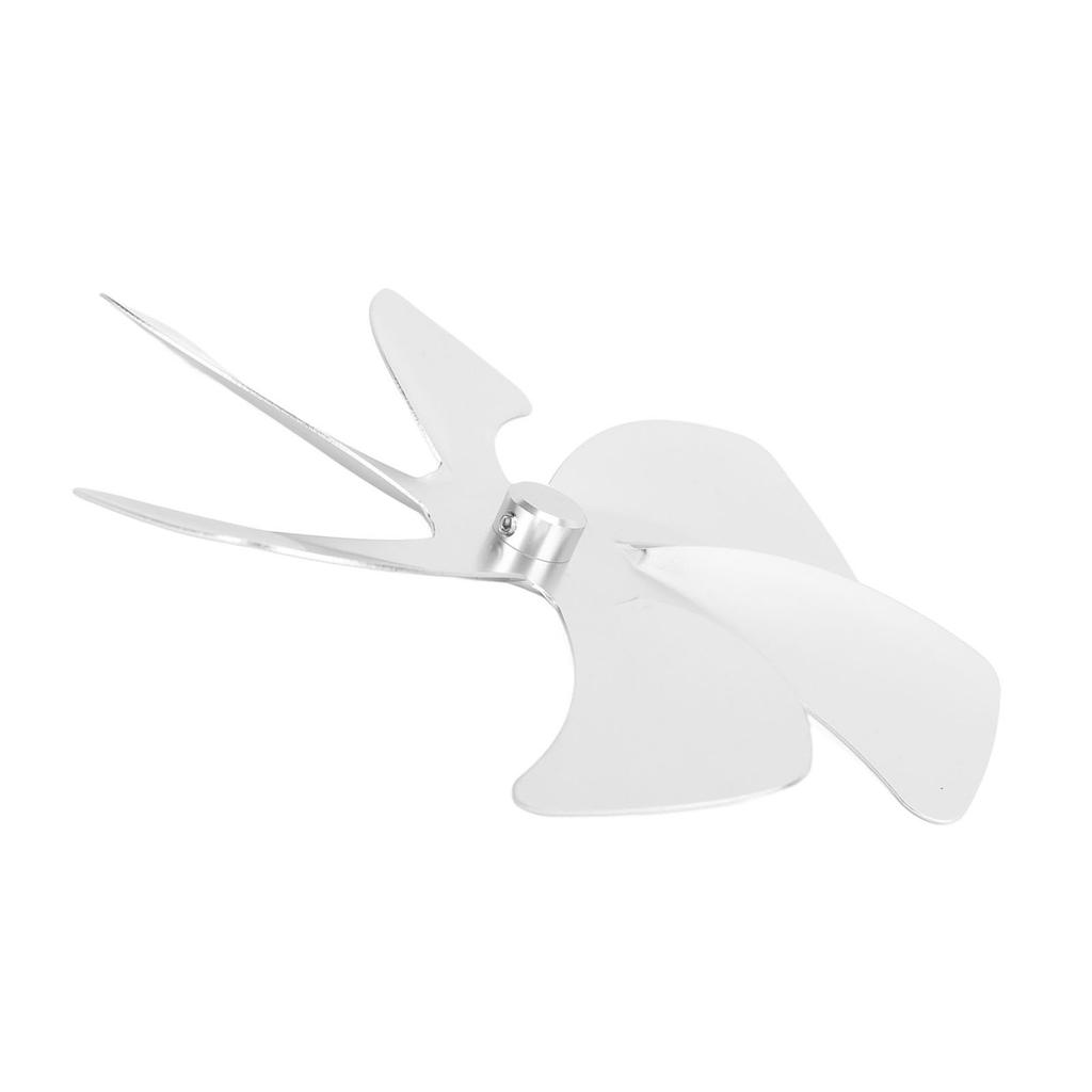 6 Blades Stove Fan Blade Aluminium Alloy Enhance Warm Air Circulation Stove Fan Blades Replacement