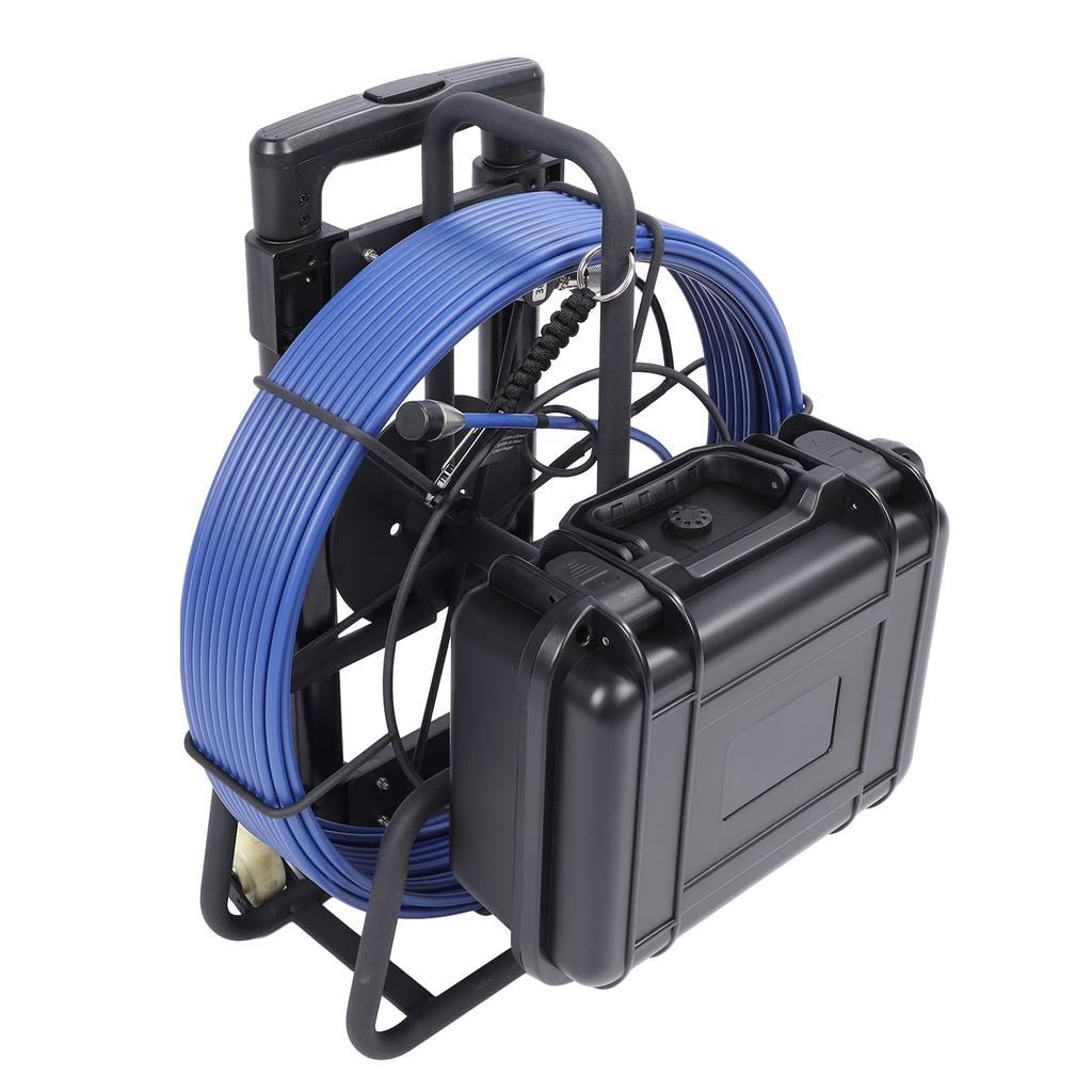 Sewer Camera 98.4FT Cable 9 Inch LCD Display IP68 Water Proof Pipeline Inspection Camera with DVR for Plumbing