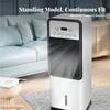 Tall Heat Fan with Remote Control Clear Digital Display, Quiet LowProfile, for Living Room