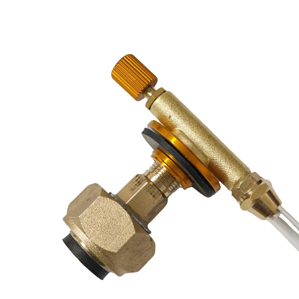 Camping Gas Stove Converter Copper Outdoor Stove Connector Tank Adapter Practical Gas Furnace Conversion Head Enduring