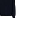 Emporio Armani Solid Color Hooded Zip Knit Sweater Men Sweaters Navy-Blue 6R1MX6-1MNAZ-0920