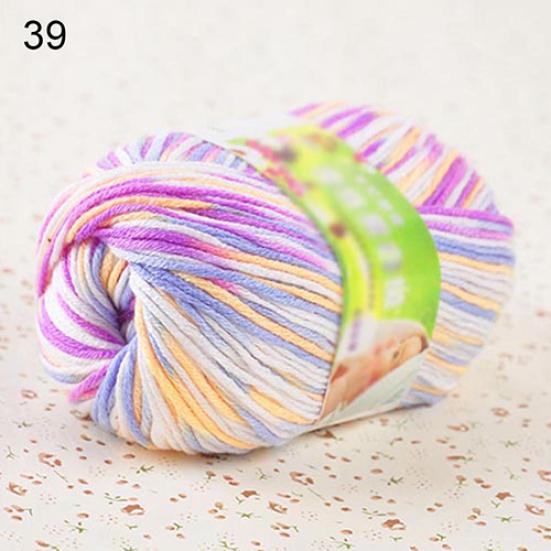 1 Strang 50 g Supermilchseidenfaser, weiches Strickgarn für Pullover, Schals, Strickwaren