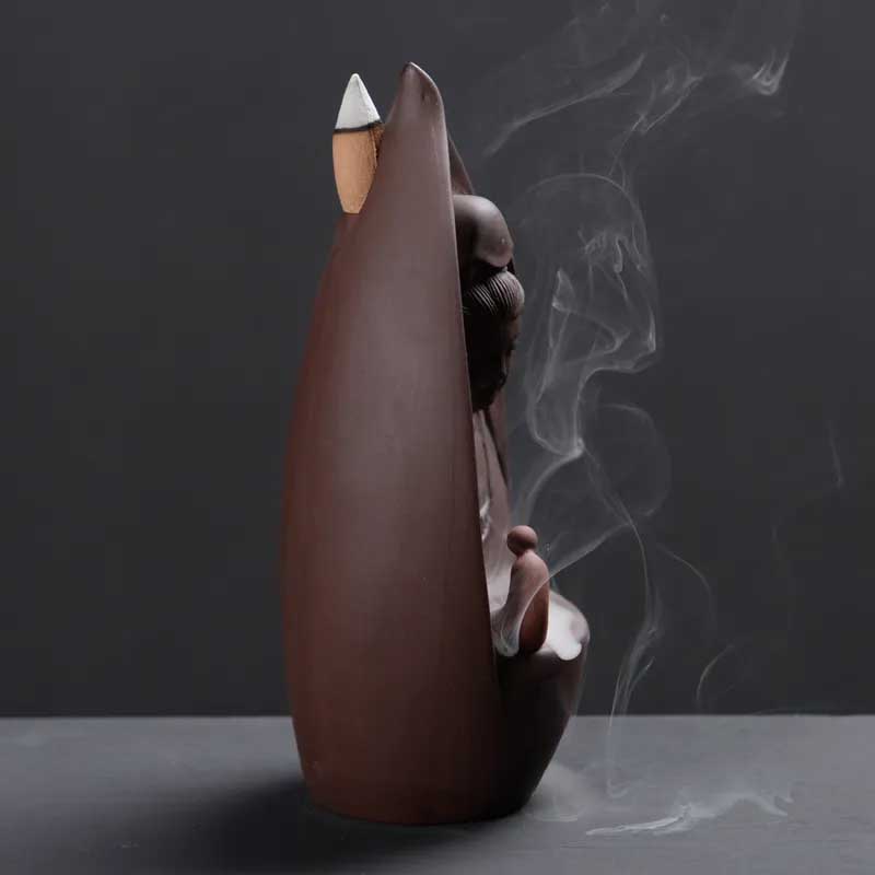 Lilla sand Tilbakestrømning Røkelsesbrenner Hjem Personlig Aromaterapi Ovn Innendørs Alpine Flower Water Ornamenter