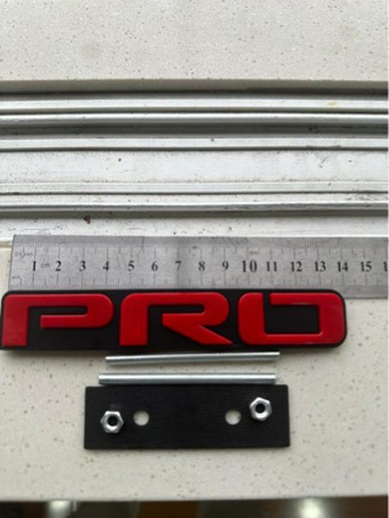 Toyota Tundra/4Runner TRD PRO Mesh Grille Color Car Emblem Sticker