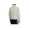 Adidas Originals Logo Print Striped Zip-Up Stand Collar Long Sleeve Cotton Jacket Men Jacket Off-White HL9214