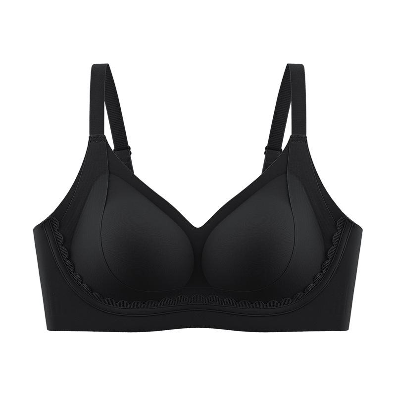 

Бесшовный женский кружевной цветочный бюстгальтер с мягкой поддержкой и легким сбором S (Recommended 80-95 lbs)