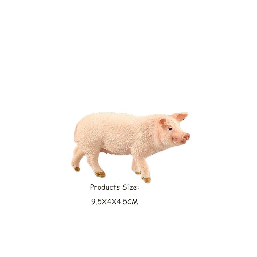 Toy Animals Figures Pig Sows Piglets Wild Boar Warthog Models Farm Animal Figurines Action Figure Kids Gifts Children Toys Games