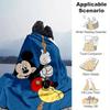1 unidad, Manta Decorativa para el Hogar de Mickey Mouse: Un Regalo Perfecto para tu Dormitorio, Sala de Estar o Viaje, Manta Gruesa de Franela, Ideal para Sofás