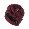 Simple Style Hijabs Wuman Hat Charm Trendy Headgear Fashion Women's Cap  Women