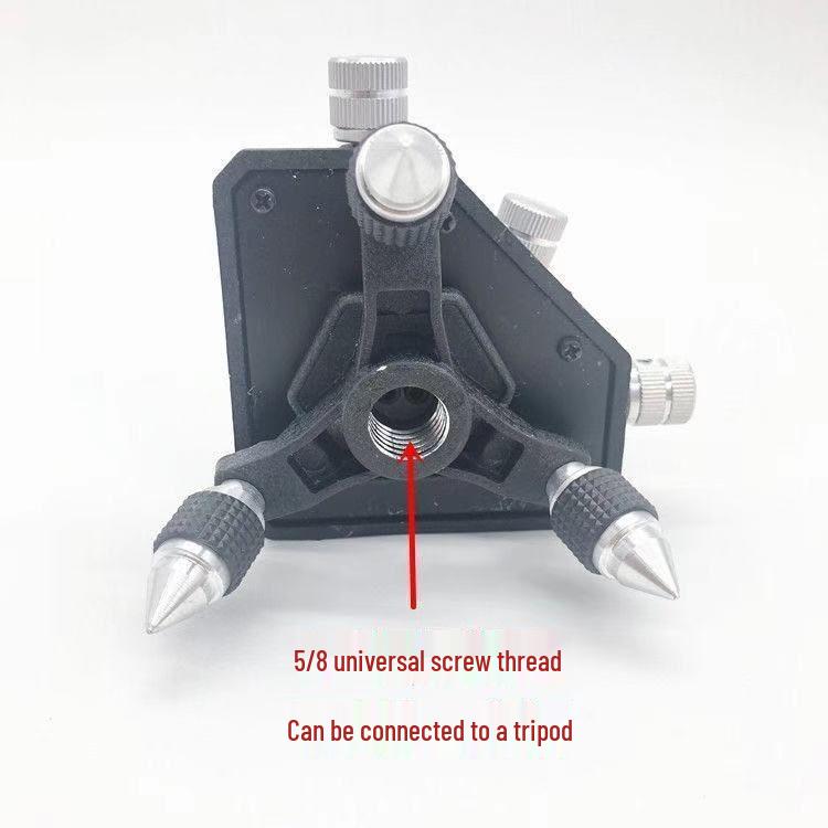 12-Piece Spirit Level Set: 360° Rotating Base, Fine-Tuning Clamp, Wall Sticker, Infrared Tripod