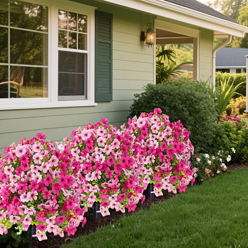 UV-Beständiges Künstliches Grün-Set mit Pflanzstäben. Perfekt für Garten, Terrasse & Außendekoration. Einfache Einrichtung! Jetzt einkaufen.