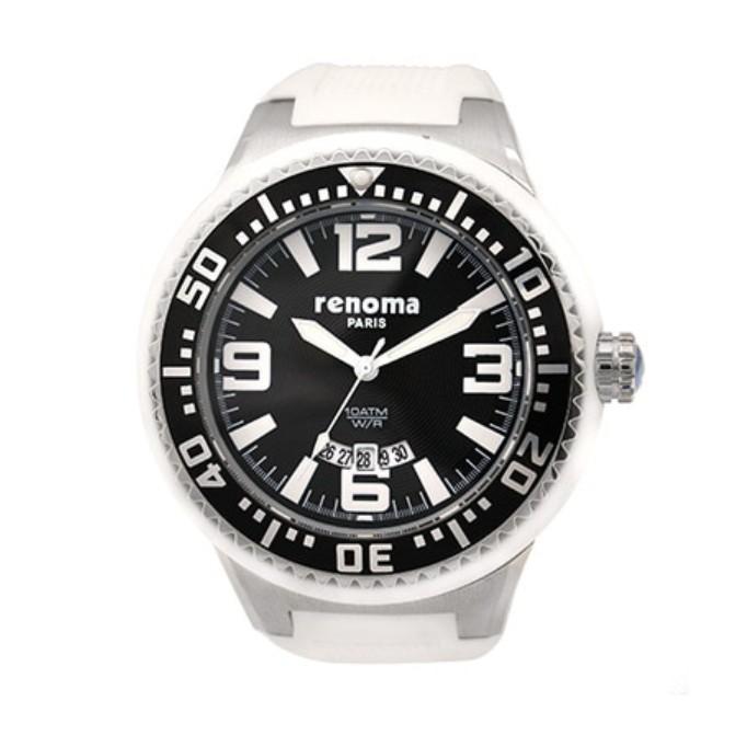 [RENOMA WATCH] RENOMA WATCH 100M Diver Water-Resistant Rubber Band Watch RE130