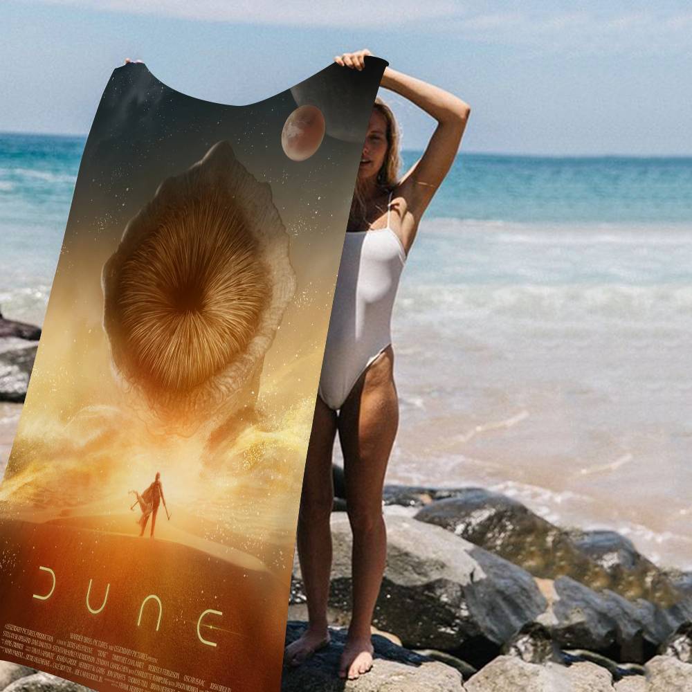 Science Fiction Movie D-Dune Big Microfiber Beach Towels Quick Dry Towel Sand Beach Towels Pool Towel For Travel Swim Pool Yoga
