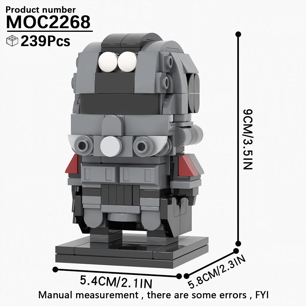 MOOXI Brickheadzed Războaiele Spațiale Filme Figurina Model Jedi Stormtrooper Robot Set Blocuri de Construcție Cărămizi DIY Pentru Copii Jucării Montessori