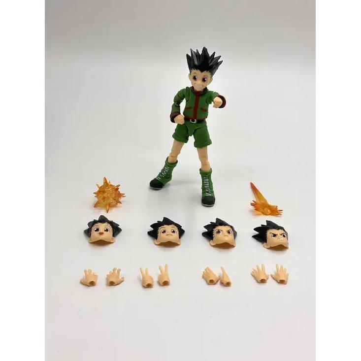 In Stock Shf Figuarts Shf Hunter X Hunter Killua Zoldyck Gon Anime Action Figure Model Finished Ornaments Gift Collection Toys