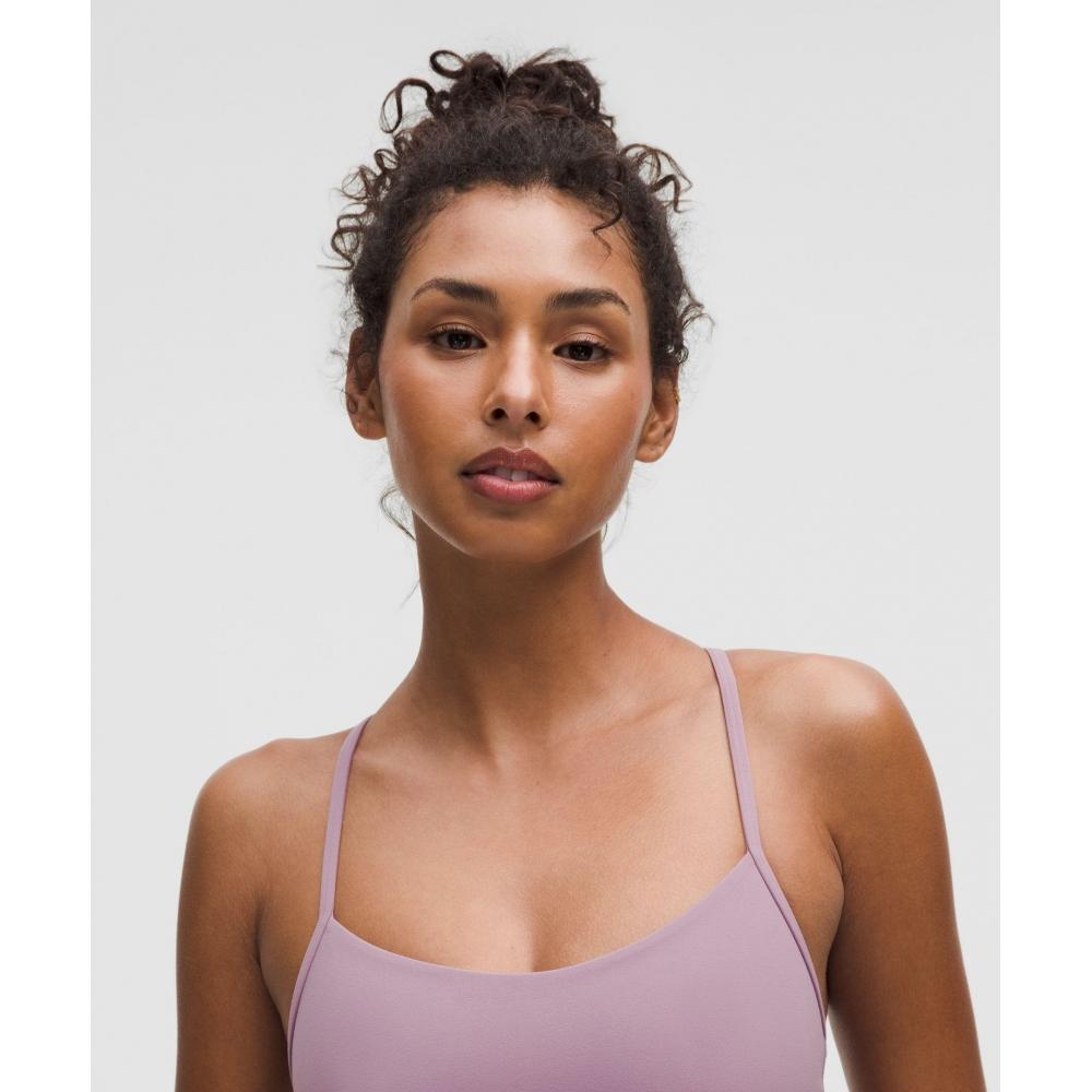 Lululemon Flow Y BrA Nulu  Light Support  A C Cups lAvender Lux